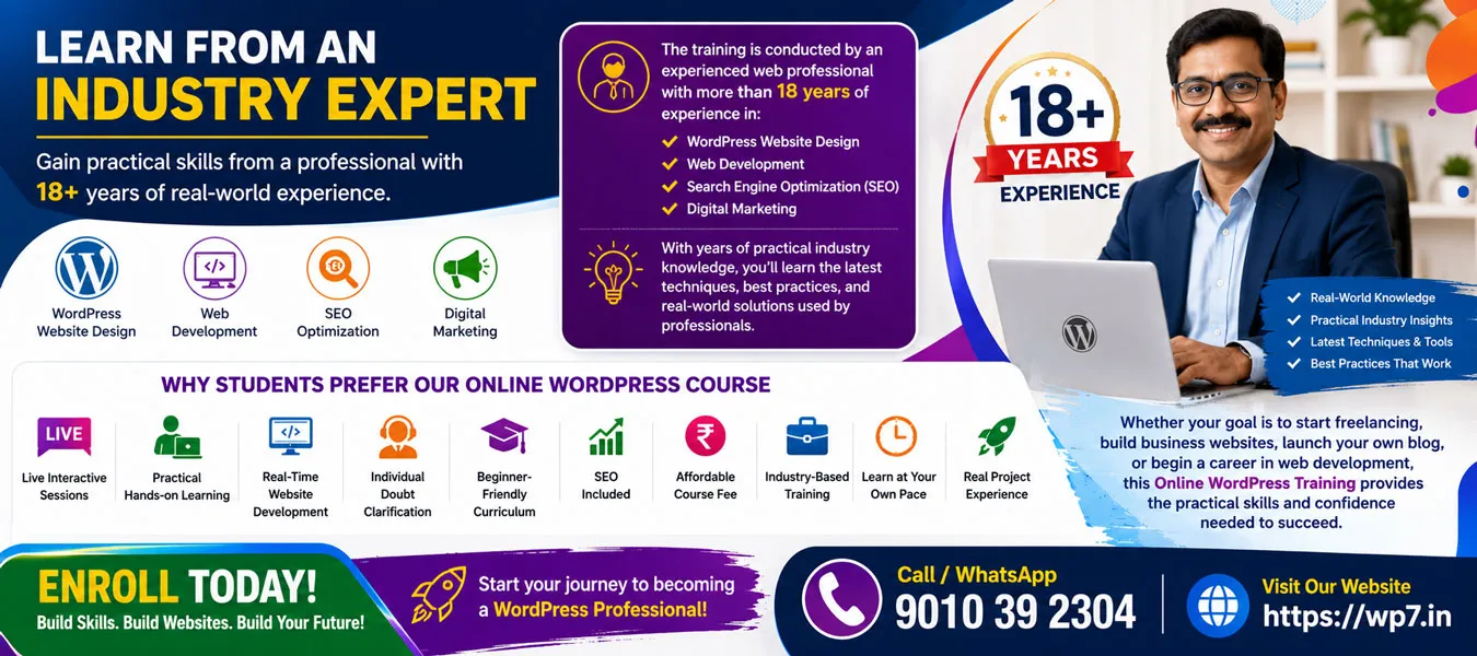 Learn from an Industry Expert