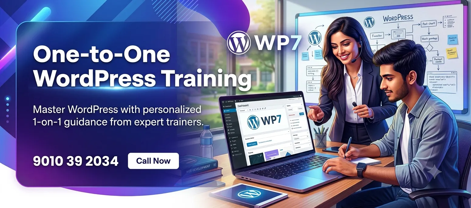 One-to-One WordPress Training 2