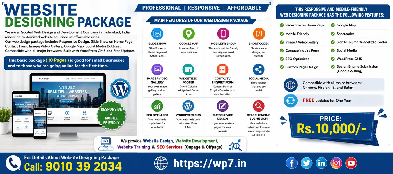 Website Designing Package