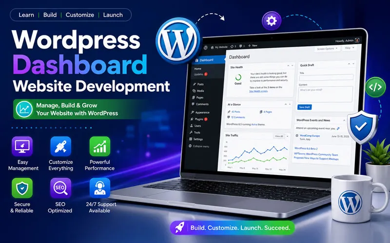 Wordpress Dashboard Website Development