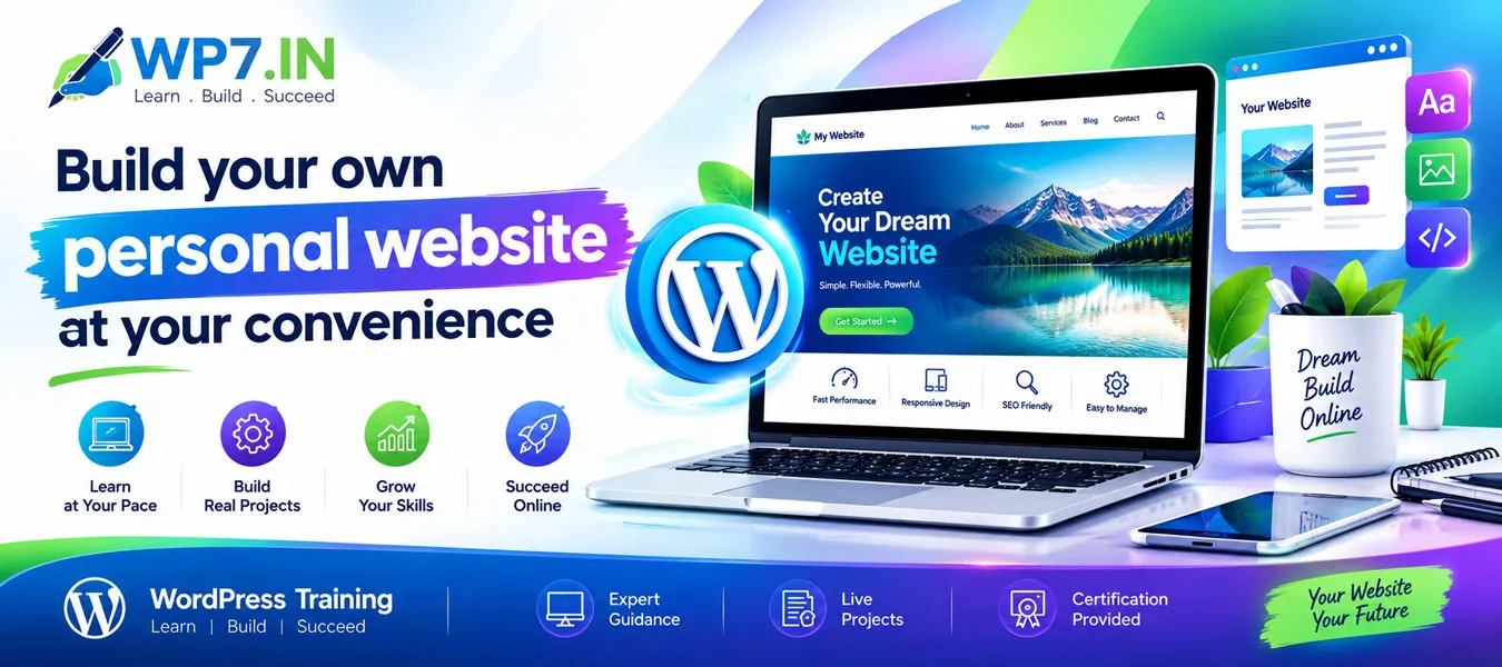 Wordpress Training with Live Project